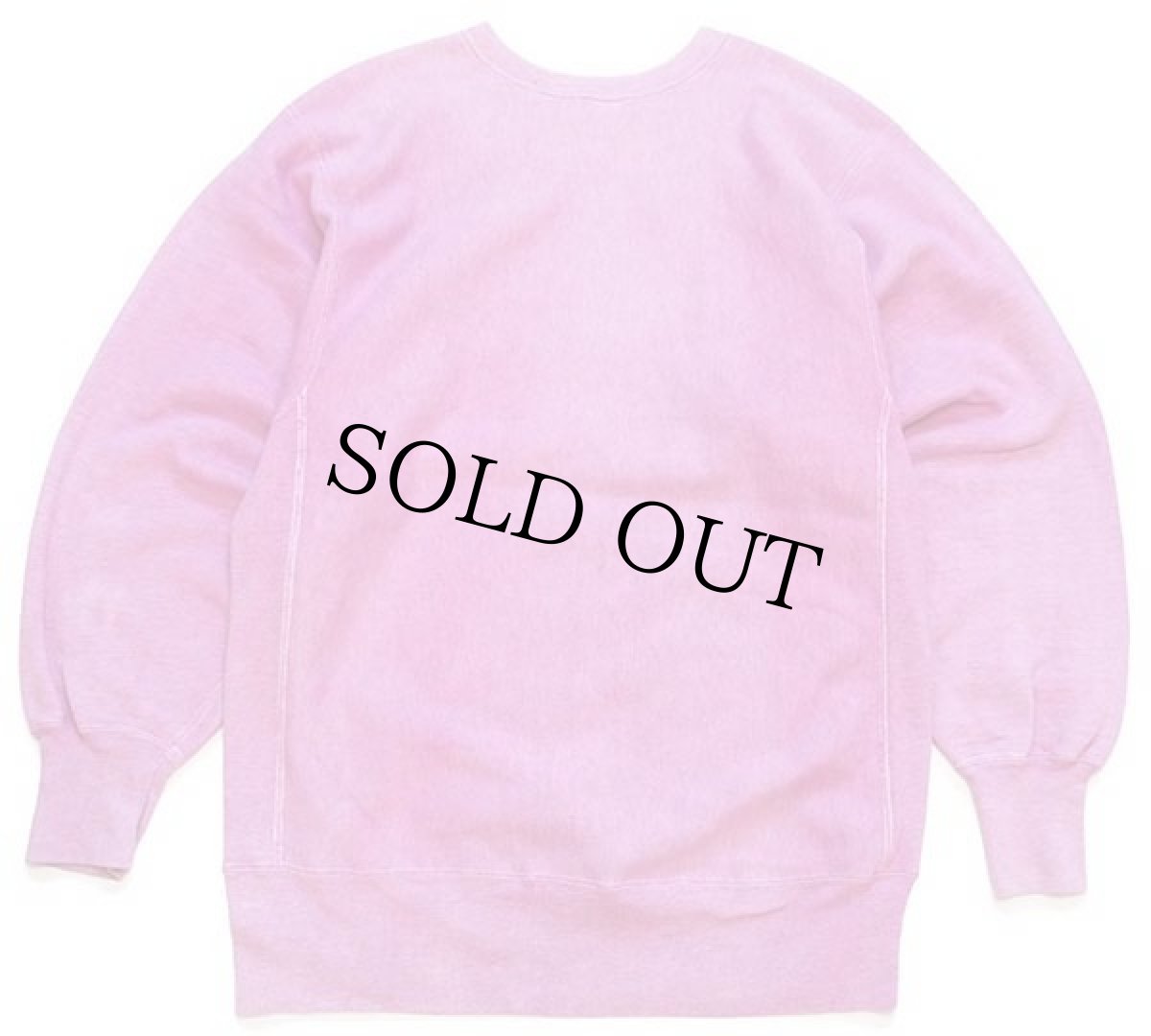 画像2: 90s USA製 Championチャンピオン Kellogg 刺繍 リバースウィーブ スウェット 後染め 杢ピンク XL (2)