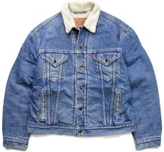 画像1: Levi'sリーバイス 70603 ボアライナー デニムジャケット 4ポケット XL★ユーロ (1)