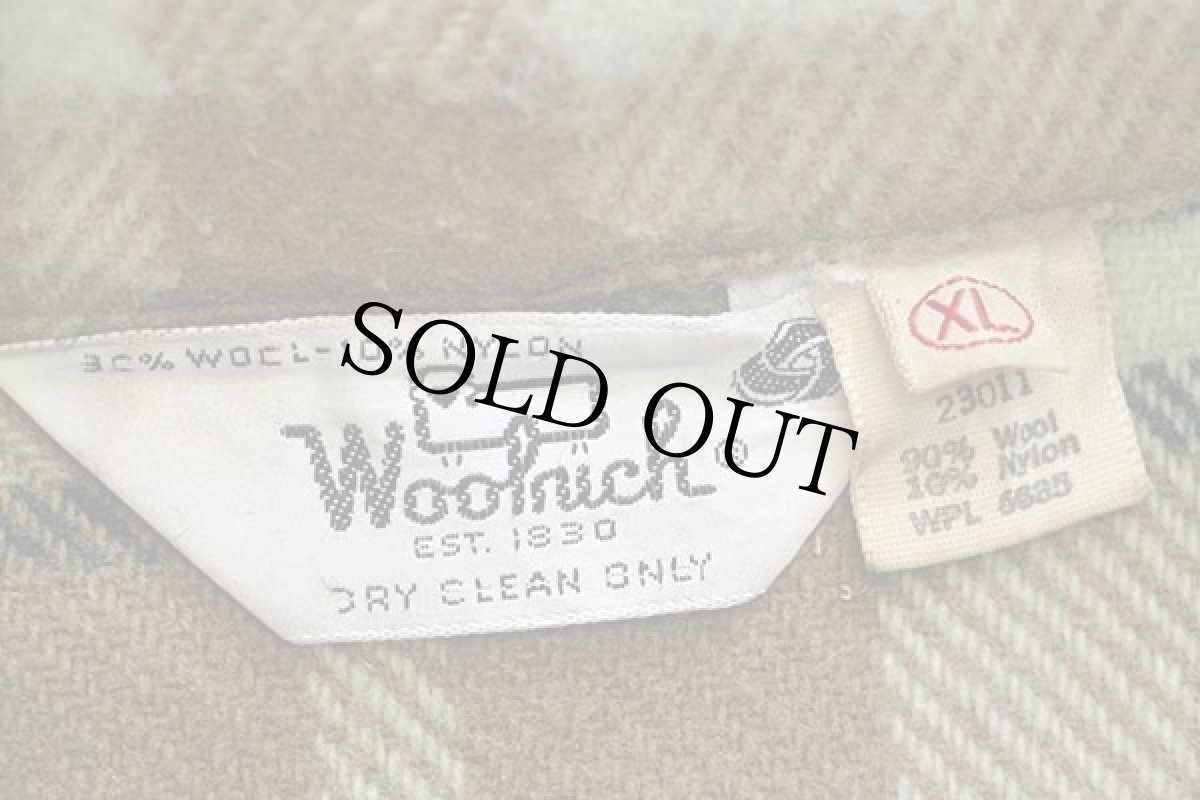 画像4: 70s Woolrichウールリッチ チェック ウールジャケット XL (4)