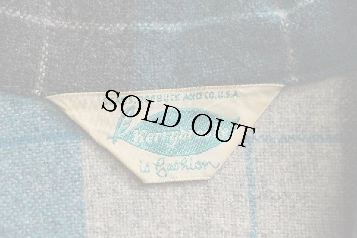 画像4: 50s SEARS Kerrybrooke チェック ウールジャケット (4)