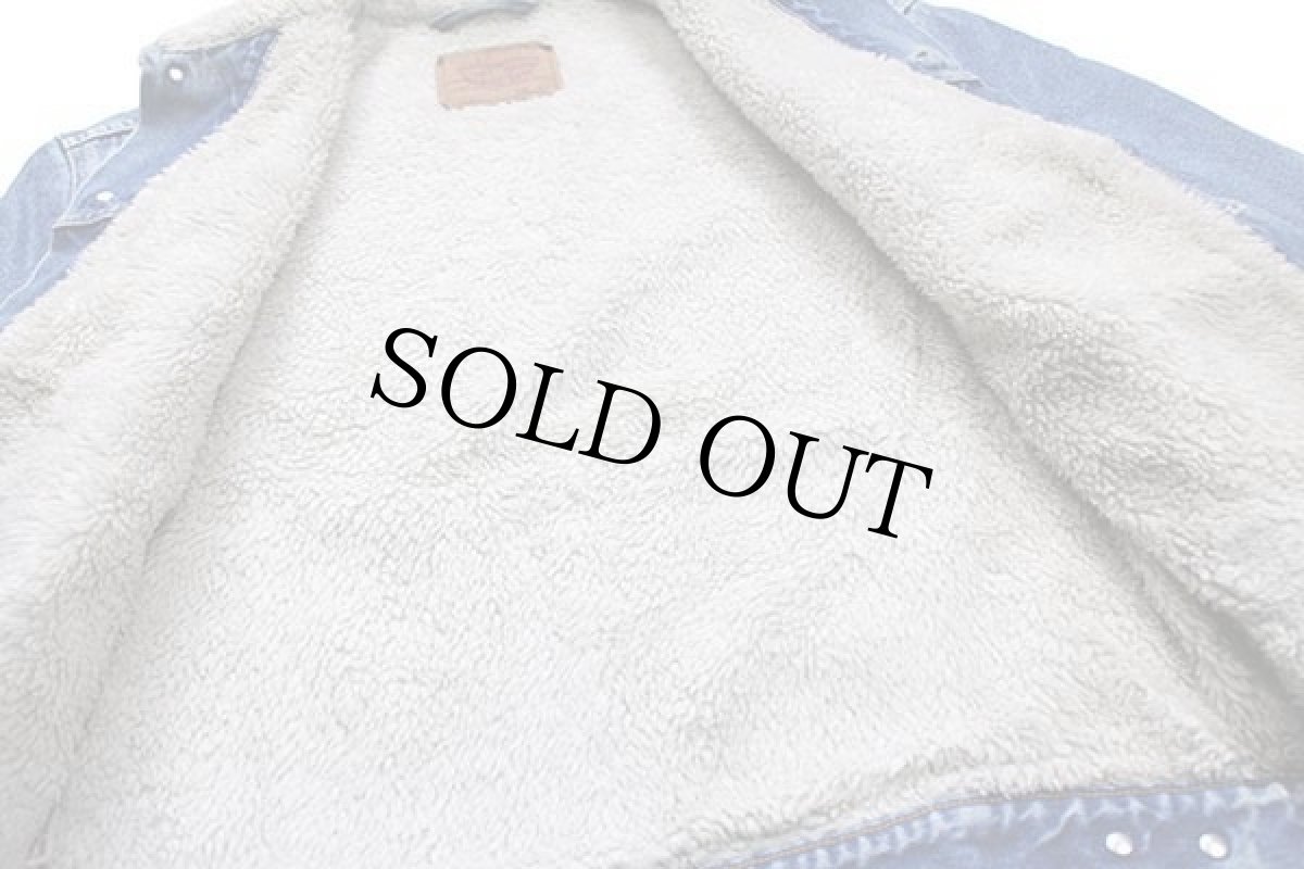 画像5: Levi'sリーバイス 70603 ボアライナー デニムジャケット 4ポケット XL★ユーロ (5)