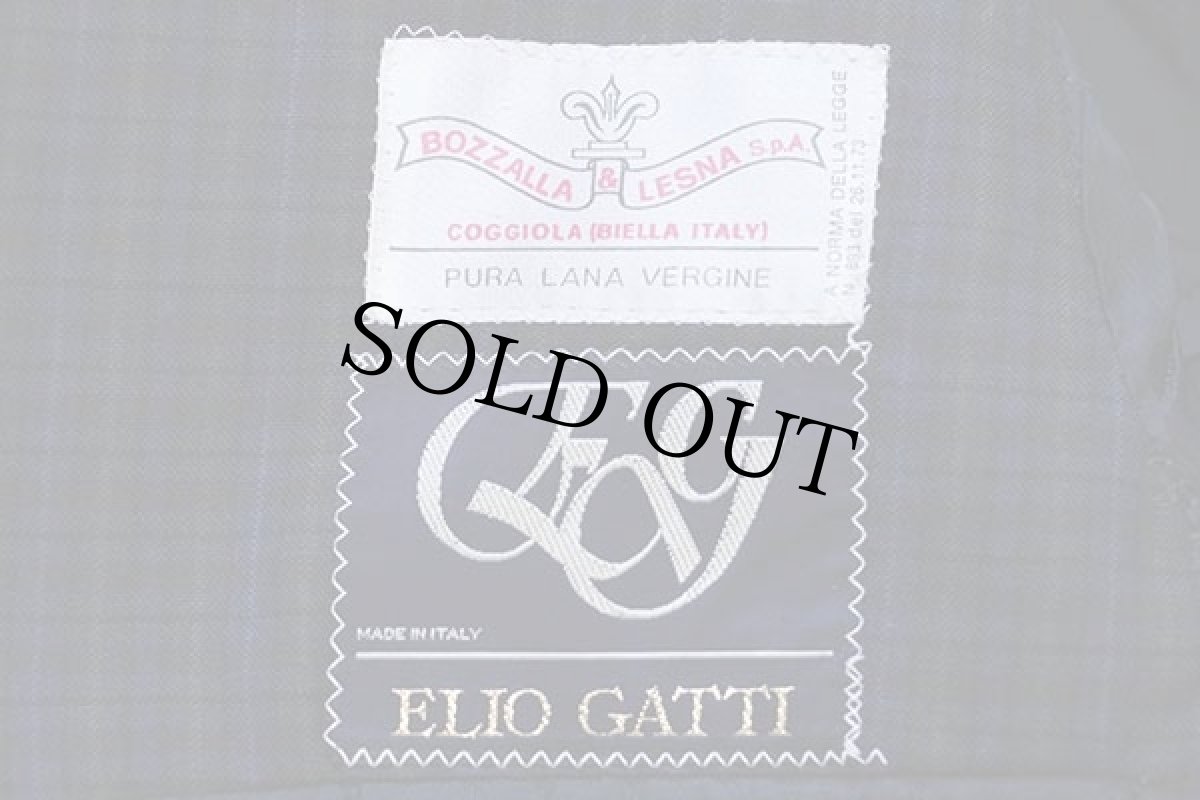 画像4: イタリア製 ELIO GATTI BOZZALLA&LESNA タータンチェック 2つボタン ウール テーラードジャケット (4)