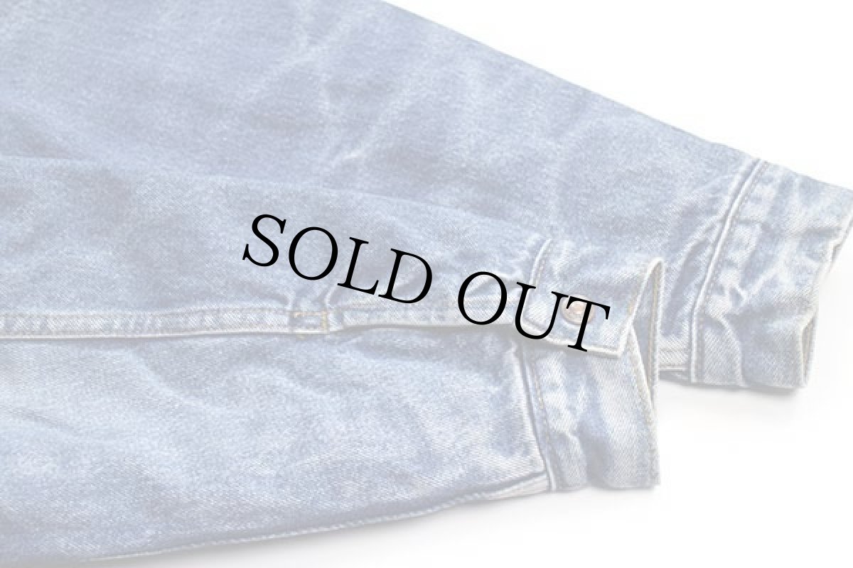 画像6: 90s Levi'sリーバイス 71500 ボアライナー デニムジャケット 4ポケット XL★ユーロ (6)