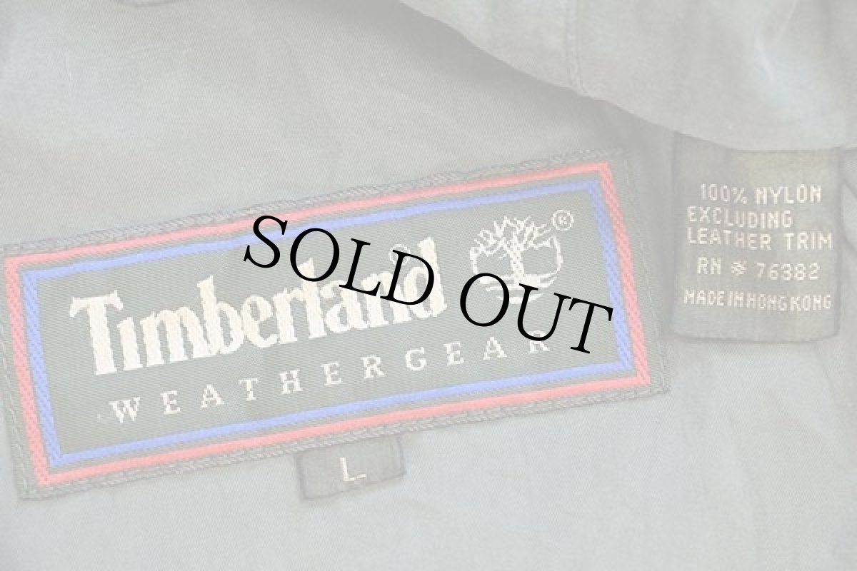 画像4: 90s Timberlandティンバーランド WEATHERGEAR ナイロン レインパーカー オリーブ L★モッズコート (4)