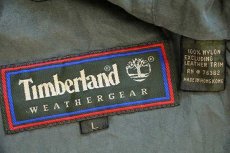 画像4: 90s Timberlandティンバーランド WEATHERGEAR ナイロン レインパーカー オリーブ L★モッズコート (4)