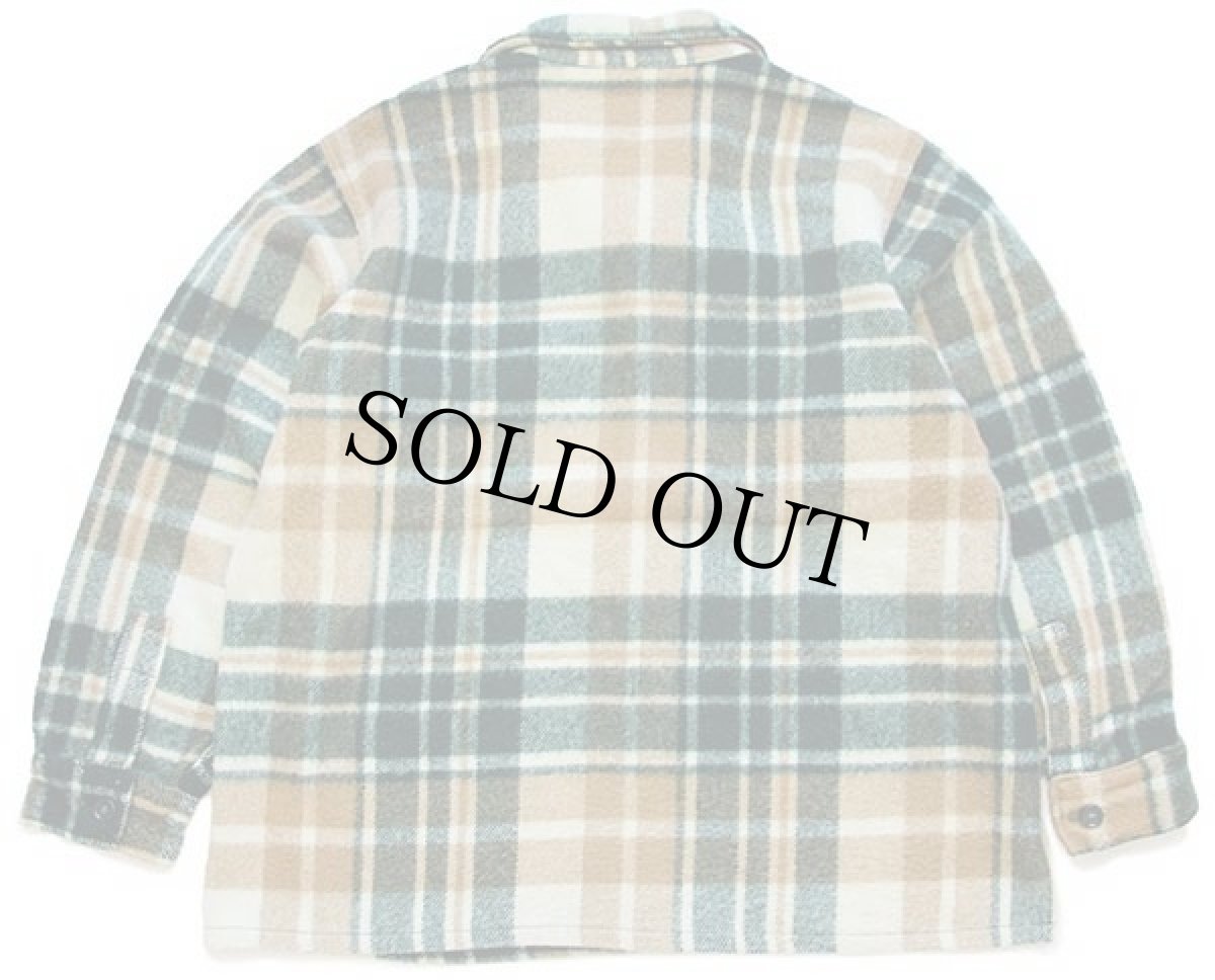 画像2: 70s Woolrichウールリッチ チェック ウールジャケット XL (2)