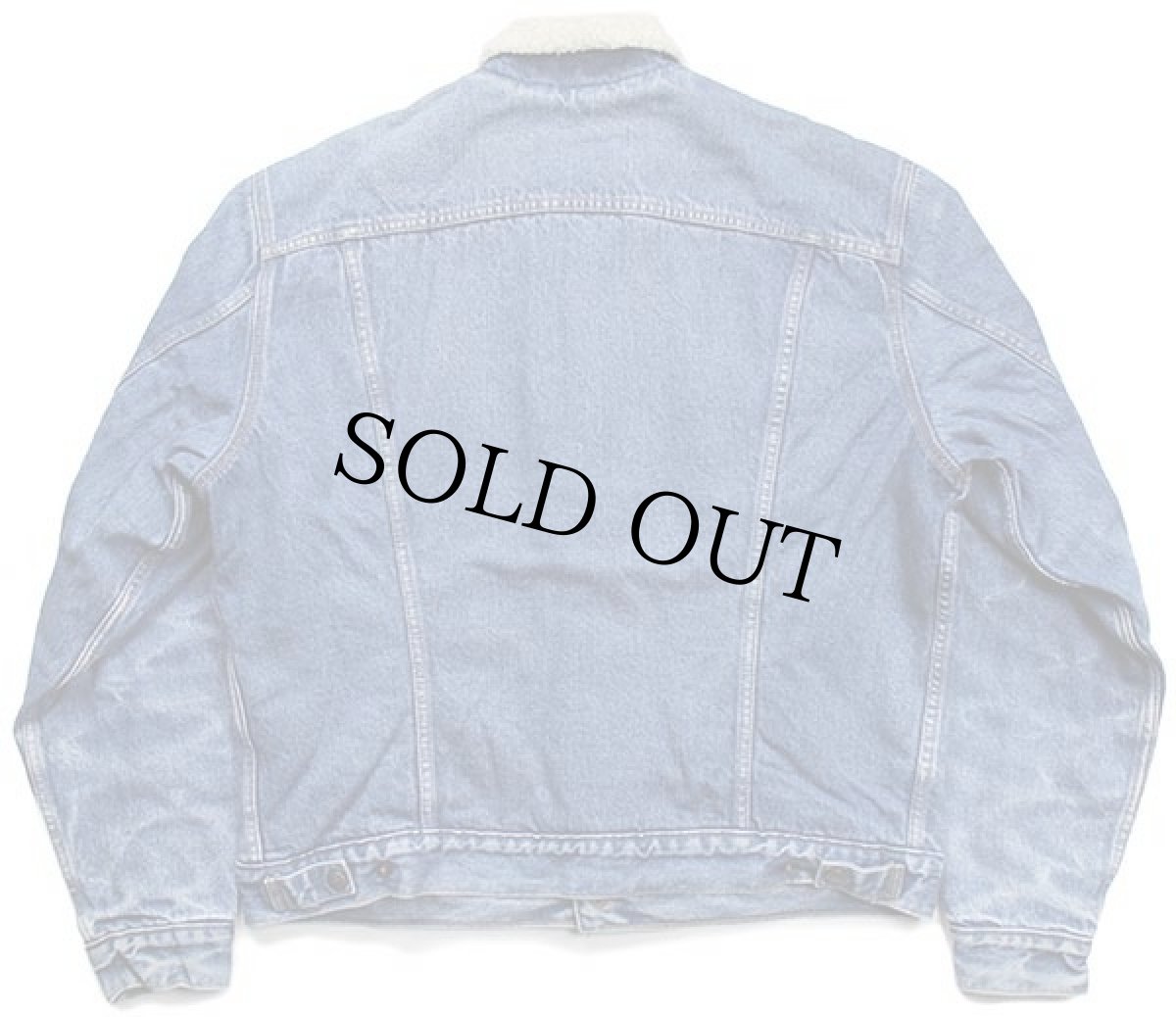 画像2: 90s Levi'sリーバイス 71500 ボアライナー デニムジャケット 4ポケット XL★ユーロ (2)
