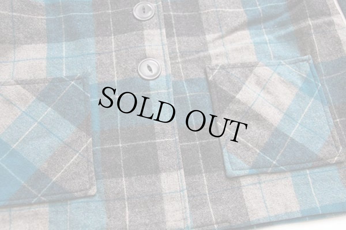 画像5: 50s SEARS Kerrybrooke チェック ウールジャケット (5)