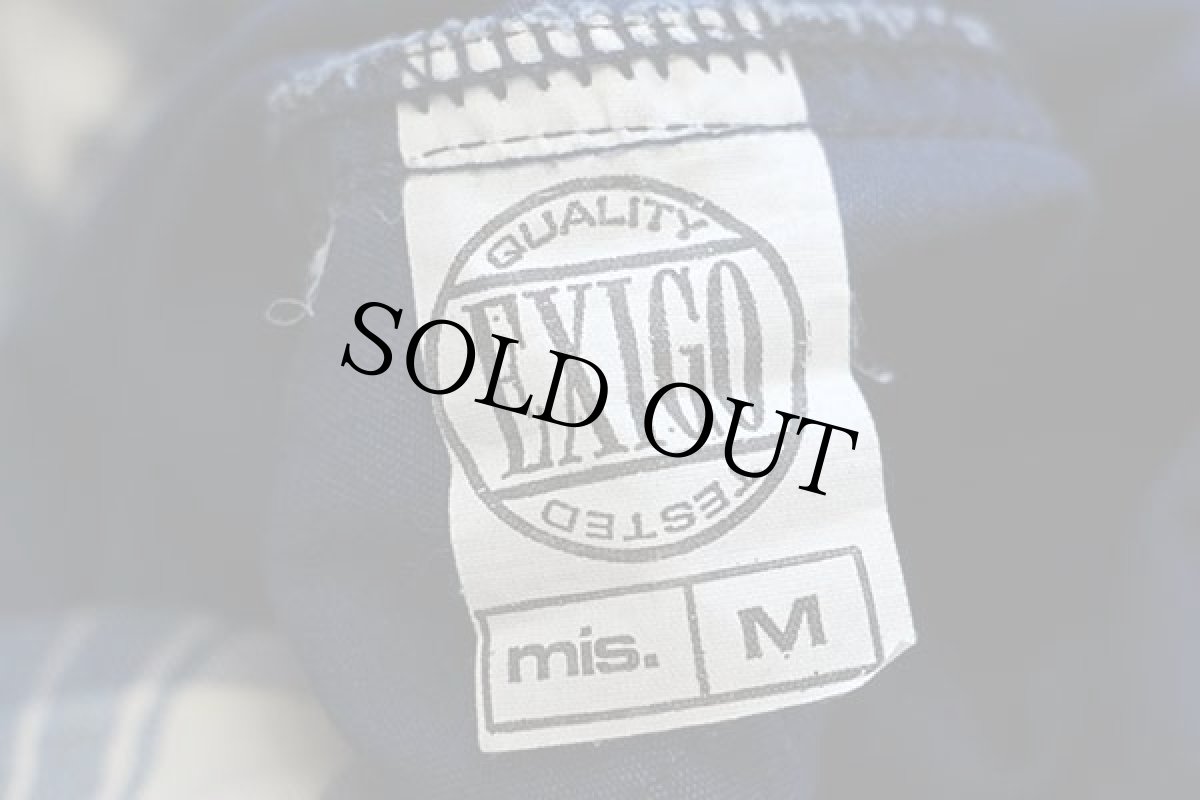 画像4: 90s イタリア製 EXIGO レースアップ プルオーバー コットンパーカー インディゴ (4)