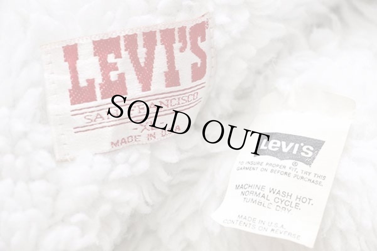 画像4: 80s USA製 Levi'sリーバイス 60511 ボアライナー デニムベスト アイスブルー XL (4)