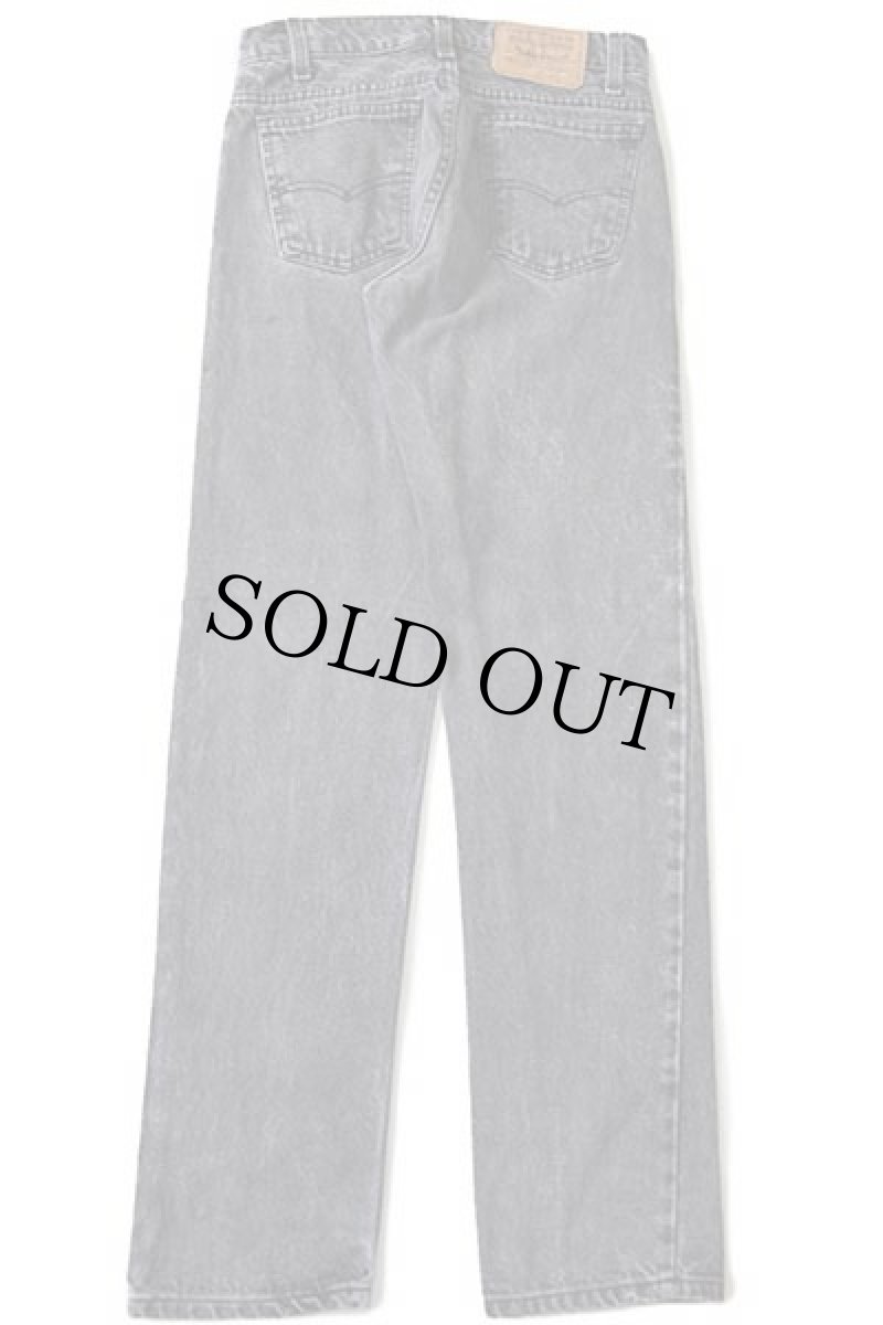 画像3: 90s USA製 Levi'sリーバイス 40506 ブラック デニムパンツ w28 L32 (3)