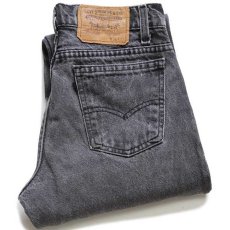 画像1: 90s USA製 Levi'sリーバイス 40506 ブラック デニムパンツ w28 L32 (1)