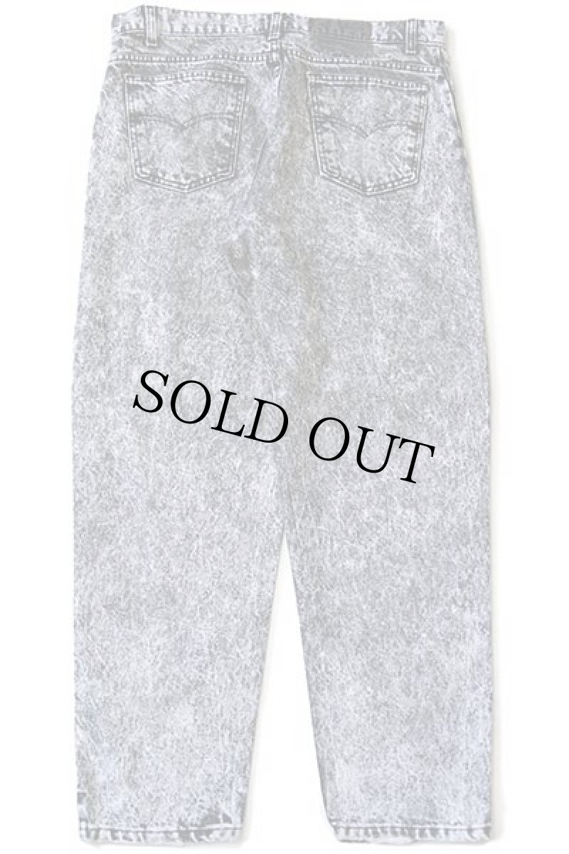 画像3: 90s USA製 Levi'sリーバイス 550 ケミカルウォッシュ ブラック デニムパンツ w38 L30★アシッド (3)