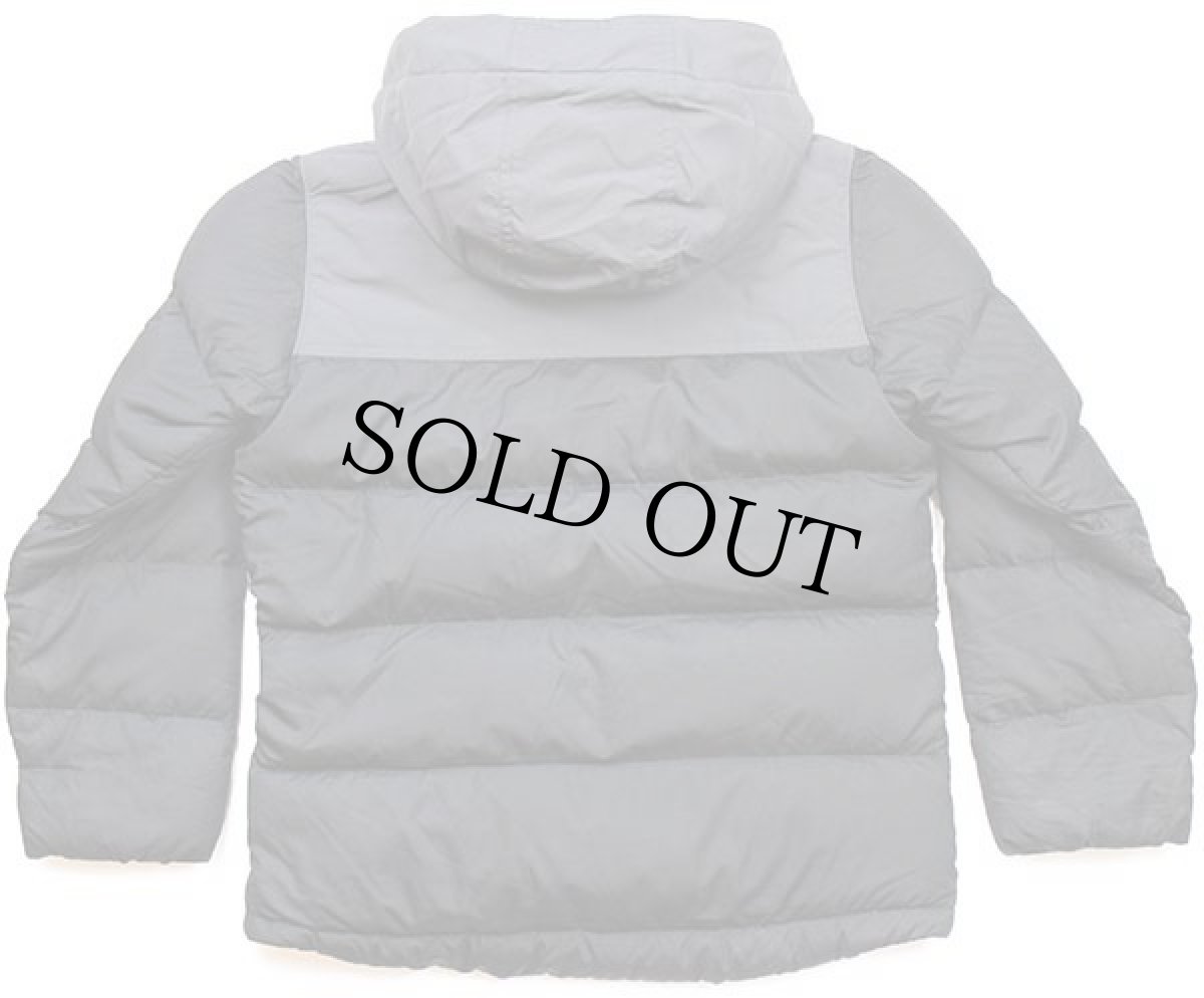 画像2: patagoniaパタゴニア Bivy Down Hoody ツートン 切り替え ダウンパーカー ブラック×グレー KIDS M (2)