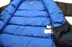 画像5: patagoniaパタゴニア Bivy Down Hoody ツートン 切り替え ダウンパーカー ブラック×グレー KIDS M (5)