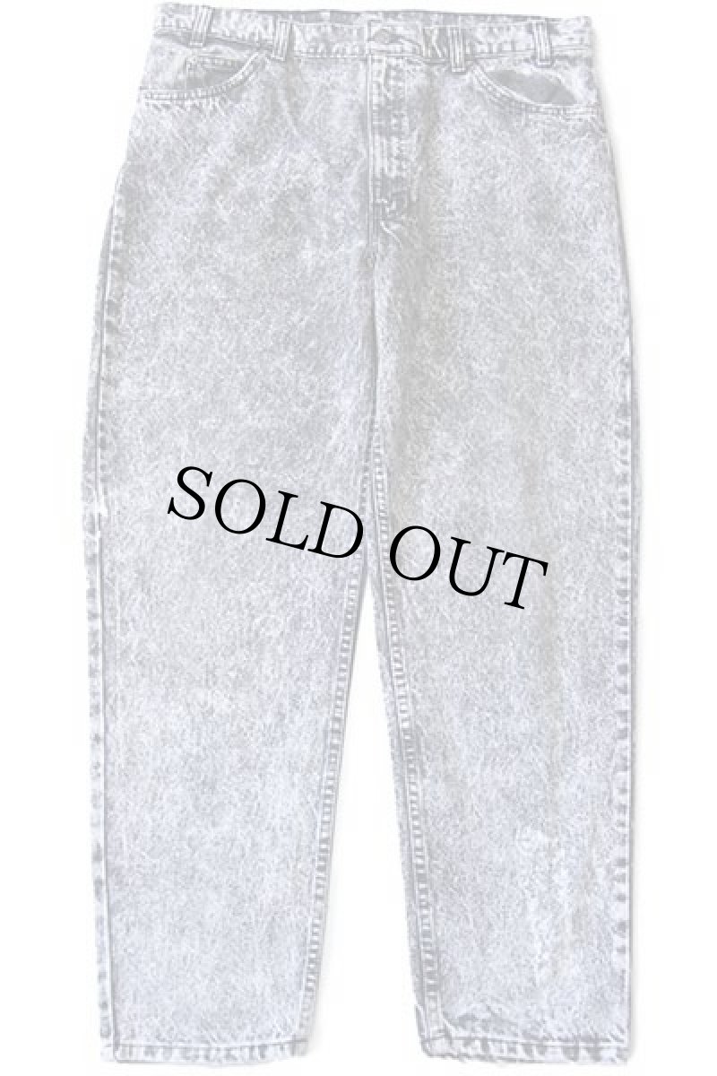 画像2: 90s USA製 Levi'sリーバイス 550 ケミカルウォッシュ ブラック デニムパンツ w38 L30★アシッド (2)