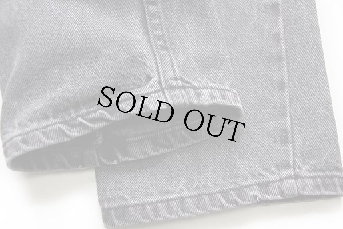 画像8: 90s USA製 Levi'sリーバイス 40506 ブラック デニムパンツ w28 L32 (8)