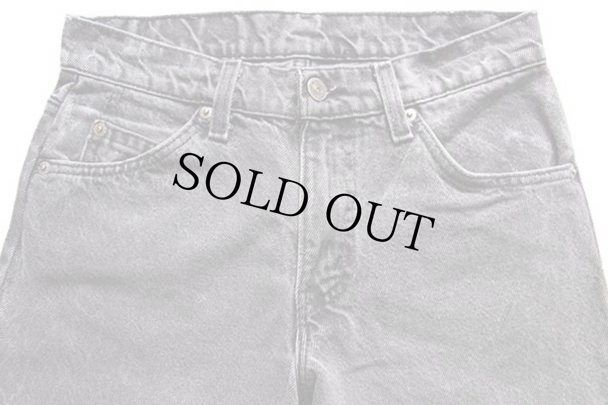 画像4: 90s USA製 Levi'sリーバイス 40506 ブラック デニムパンツ w28 L32 (4)
