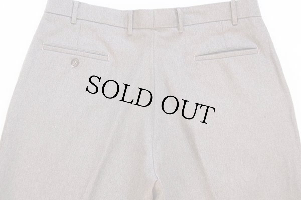 画像5: 90s Levi'sリーバイス ACTION SLACKS ポリエステル スラックス パンツ ココア w38 L30 (5)