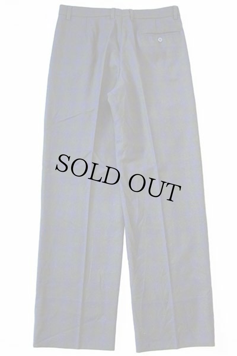 画像3: 80s BALL ON オンブレチェック ツータック スラックス ウールパンツ 46 (3)