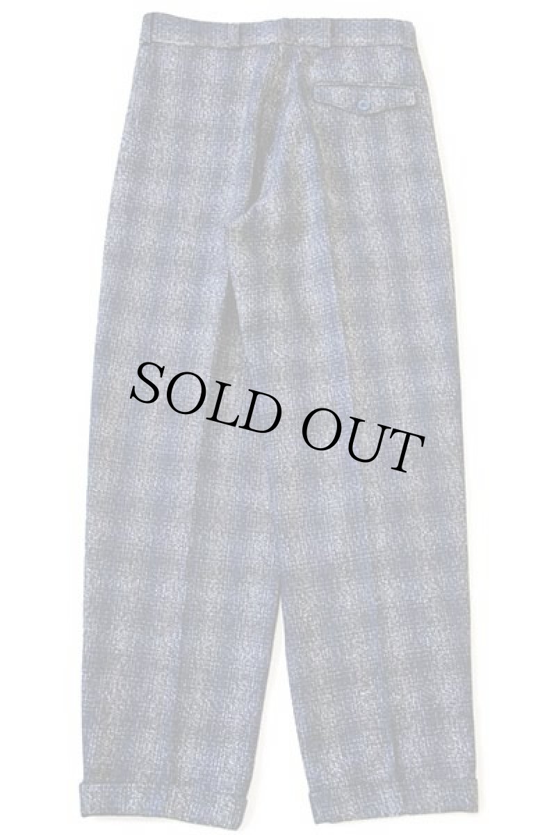 画像3: 80s イタリア製 Levi'sリーバイス CIVVY STREET オンブレチェック ツータック スラックス ウールパンツ w29★ユーロ (3)