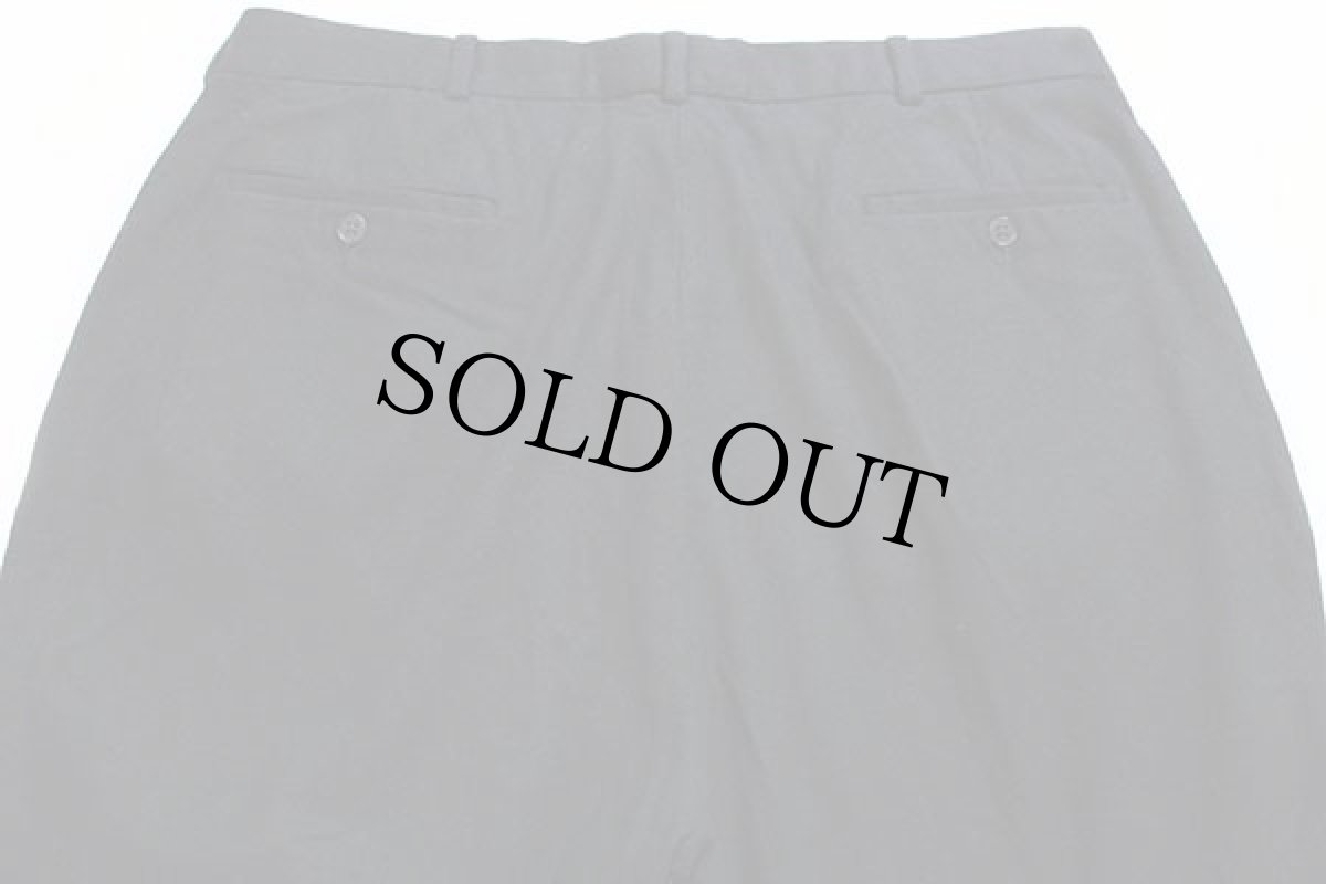 画像5: 00s ポロ ラルフローレン ツータック スラックス ウールパンツ 黒 w36 L30 (5)