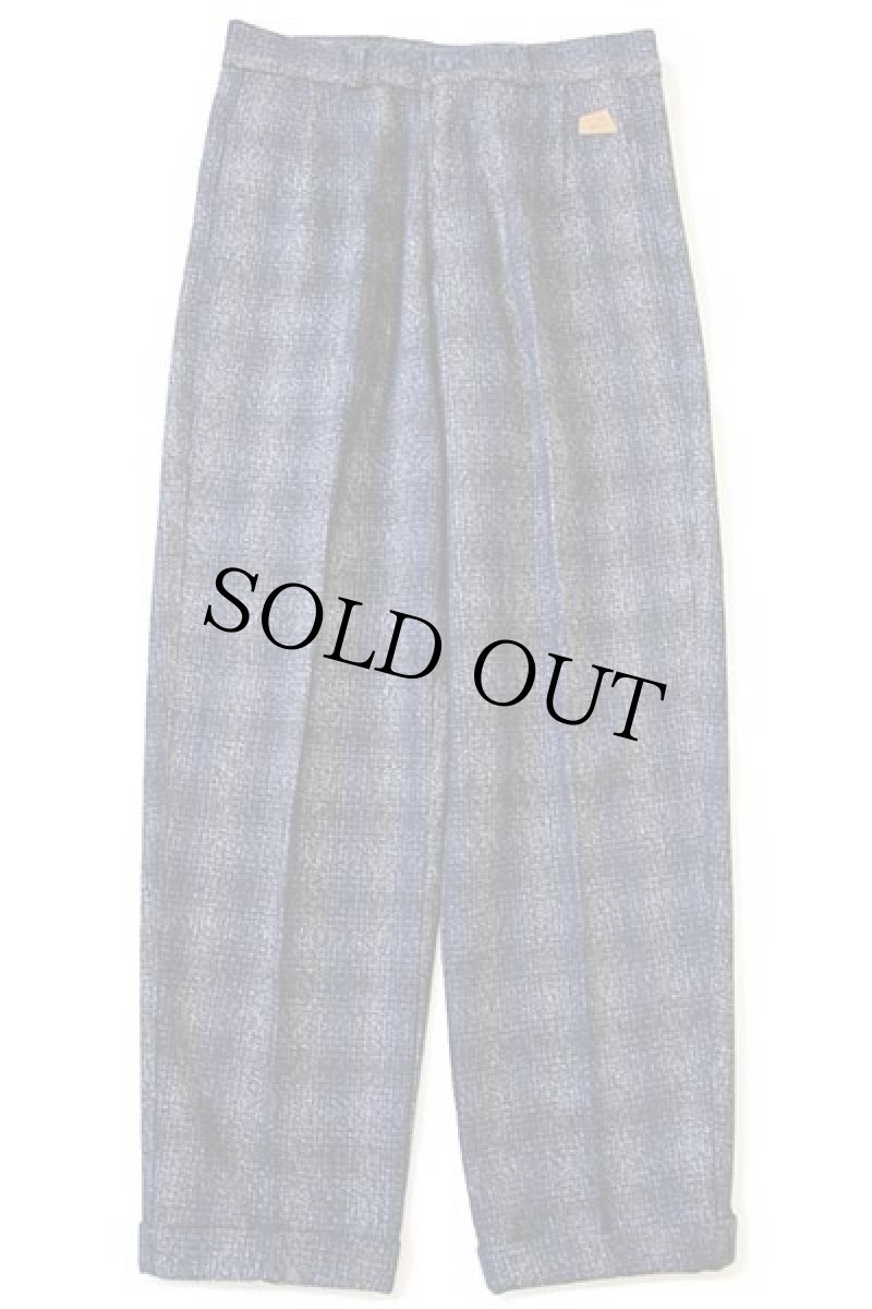 画像2: 80s イタリア製 Levi'sリーバイス CIVVY STREET オンブレチェック ツータック スラックス ウールパンツ w29★ユーロ (2)