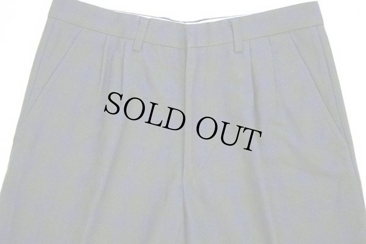 画像4: 80s BALL ON オンブレチェック ツータック スラックス ウールパンツ 46 (4)