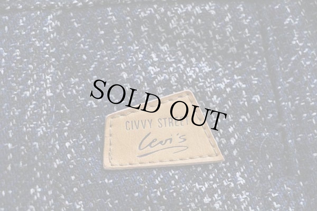 画像7: 80s イタリア製 Levi'sリーバイス CIVVY STREET オンブレチェック ツータック スラックス ウールパンツ w29★ユーロ (7)