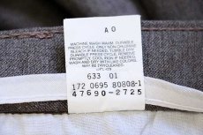 画像7: 90s Levi'sリーバイス ACTION SLACKS ポリエステル スラックス パンツ ココア w38 L30 (7)