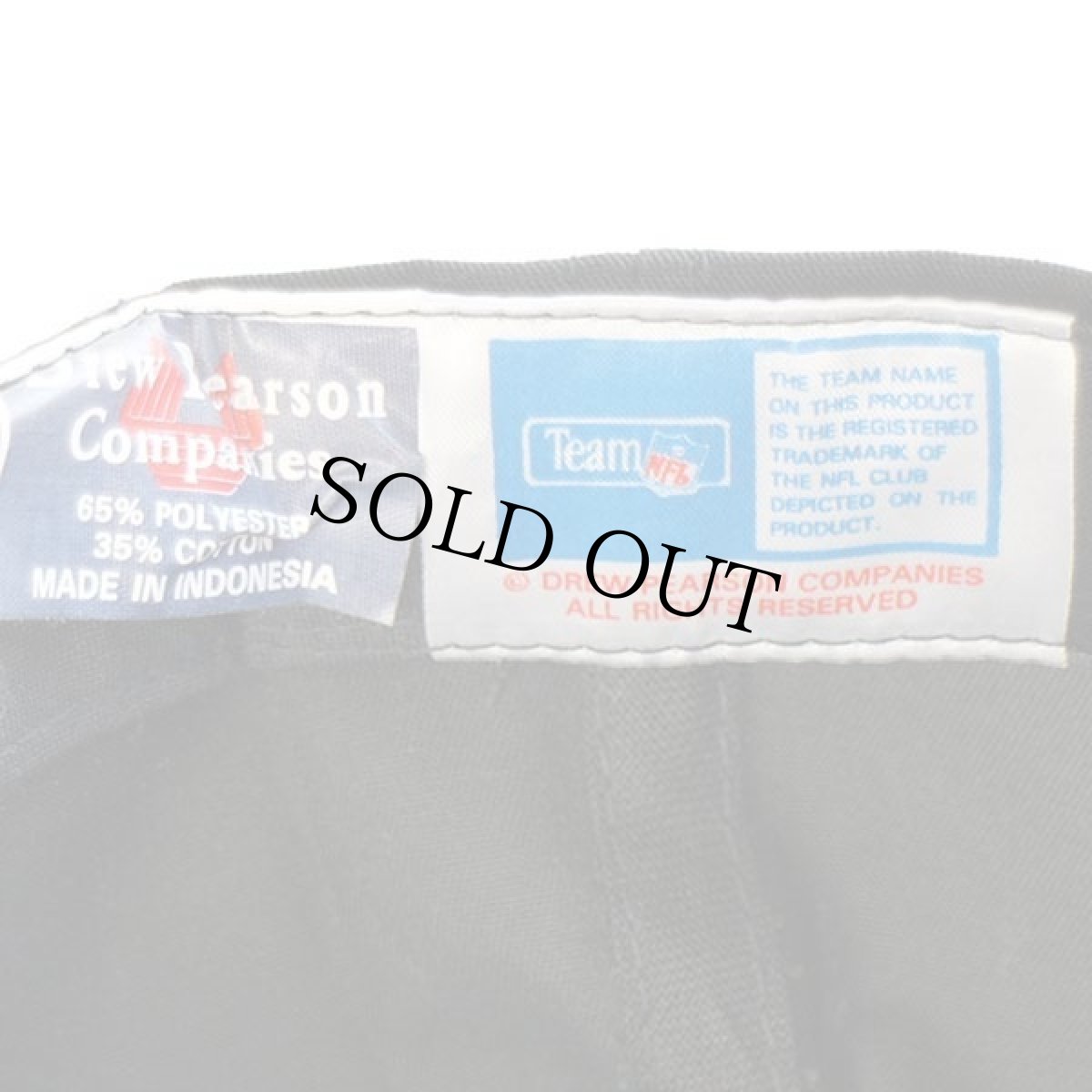 画像5: 90s NFL RAIDERS ロゴ刺繍 キャップ 黒 (5)