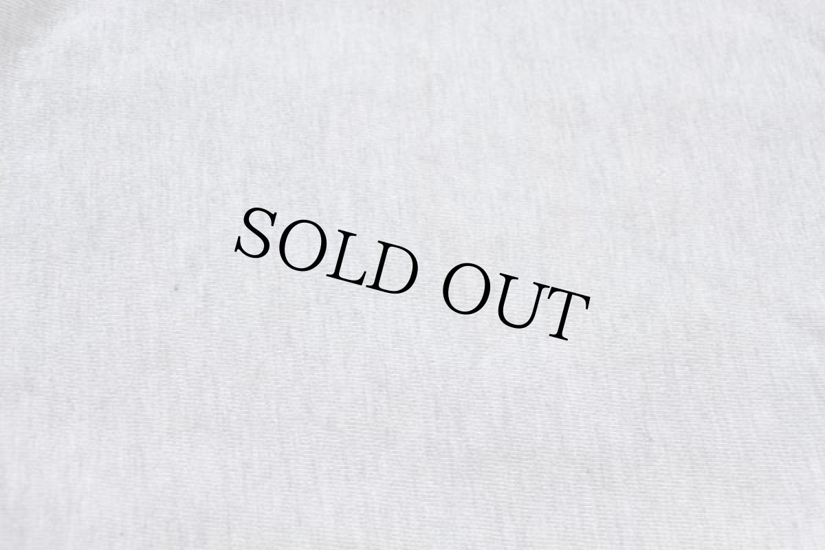 画像7: 90s USA製 Championチャンピオン スクリプト ビッグロゴ刺繍 リブライン リバースウィーブ スウェット 杢グレー×紫 L (7)