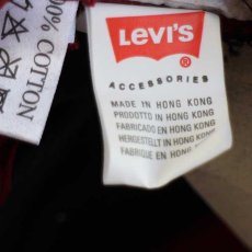 画像5: デッドストック★90s Levi'sリーバイス ロゴ刺繍 コットン 太畝 コーデュロイキャップ 焦げ茶 (5)