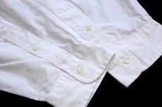 画像5: ラルフローレン ワンポイント ボタンダウン コットンシャツ 白 XL (5)