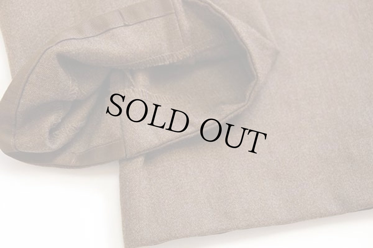 画像7: 90s イギリス軍 BRITISH ARMY ワンタック No2 ドレス ウールパンツ 茶 w35 (7)