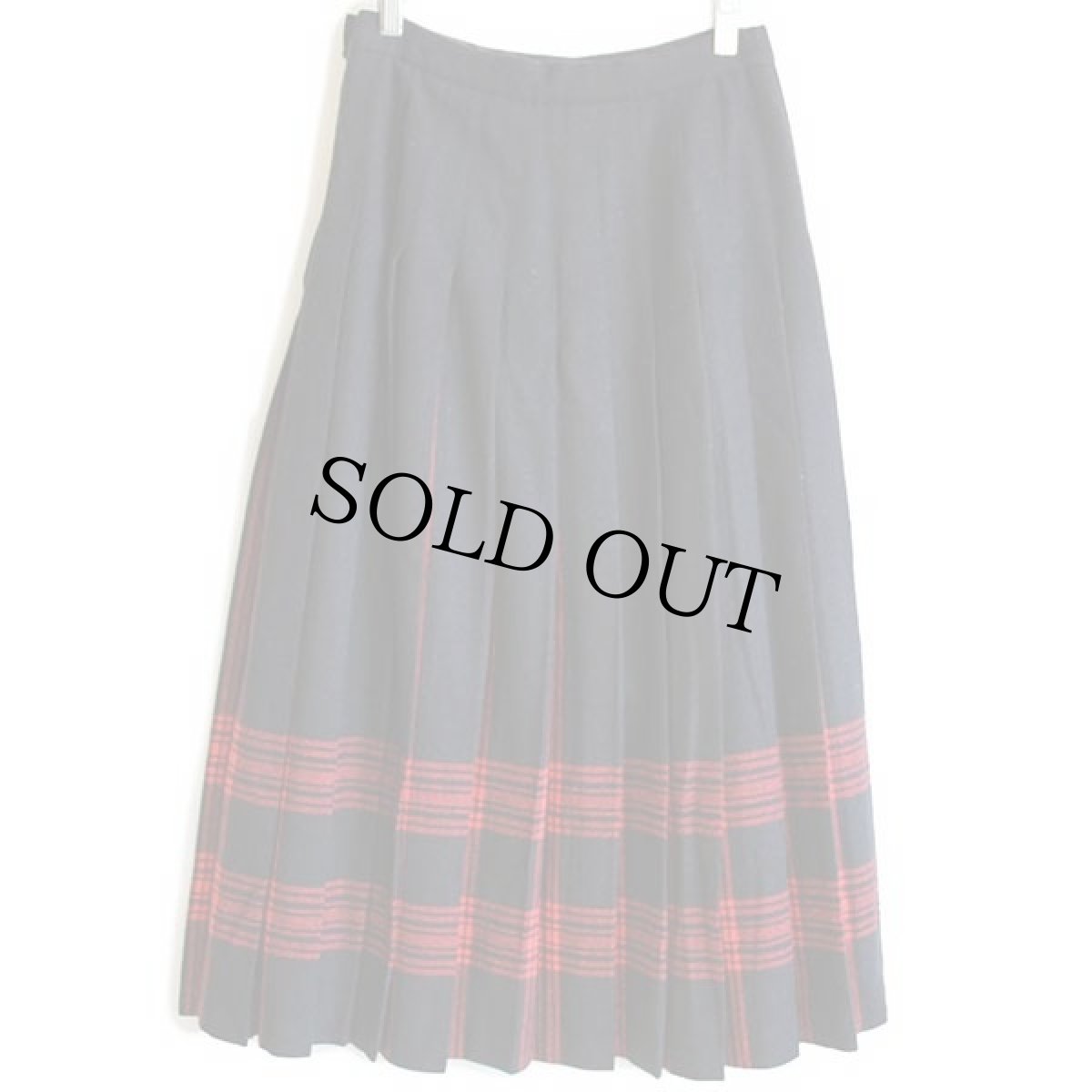 画像2: 70s USA製 PENDLETONペンドルトン AUTHENTIC MENZIES TARTAN タータンチェック ロング ウール プリーツスカート (2)