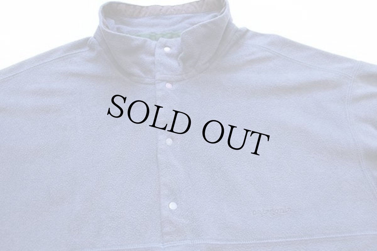 画像3: 90s USA製 patagoniaパタゴニア ハイネック プルオーバー インナー フリース ブルーグレー L (3)