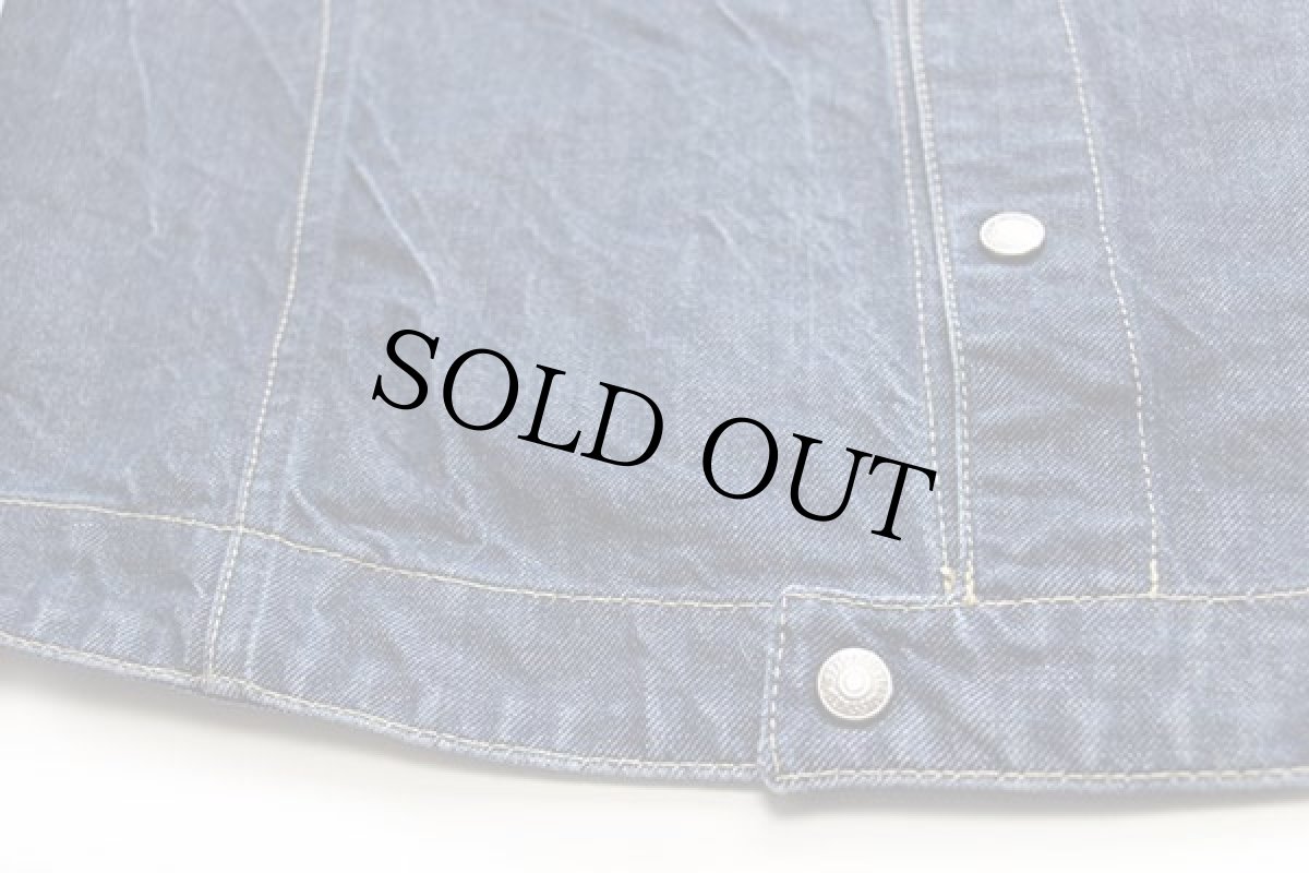 画像5: 00s Levi'sリーバイス ENGINEERED JEANS 70100 立体裁断 デニムジャケット XL★ユーロ (5)