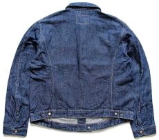 画像2: 00s Levi'sリーバイス ENGINEERED JEANS 70100 立体裁断 デニムジャケット XL★ユーロ (2)