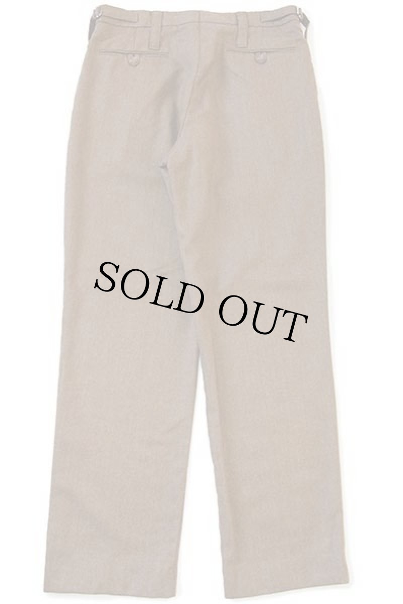 画像3: 90s イギリス軍 BRITISH ARMY ワンタック No2 ドレス ウールパンツ 茶 w35 (3)