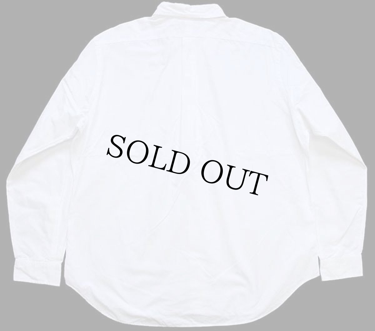 画像2: ラルフローレン ワンポイント ボタンダウン コットンシャツ 白 XL (2)