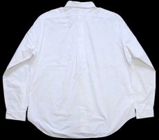 画像2: ラルフローレン ワンポイント ボタンダウン コットンシャツ 白 XL (2)