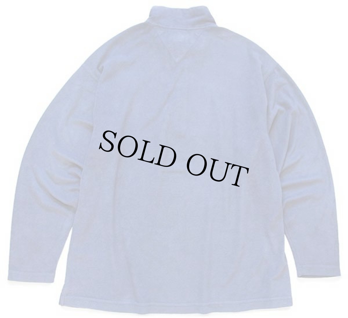 画像2: 90s USA製 patagoniaパタゴニア ハイネック プルオーバー インナー フリース ブルーグレー L (2)