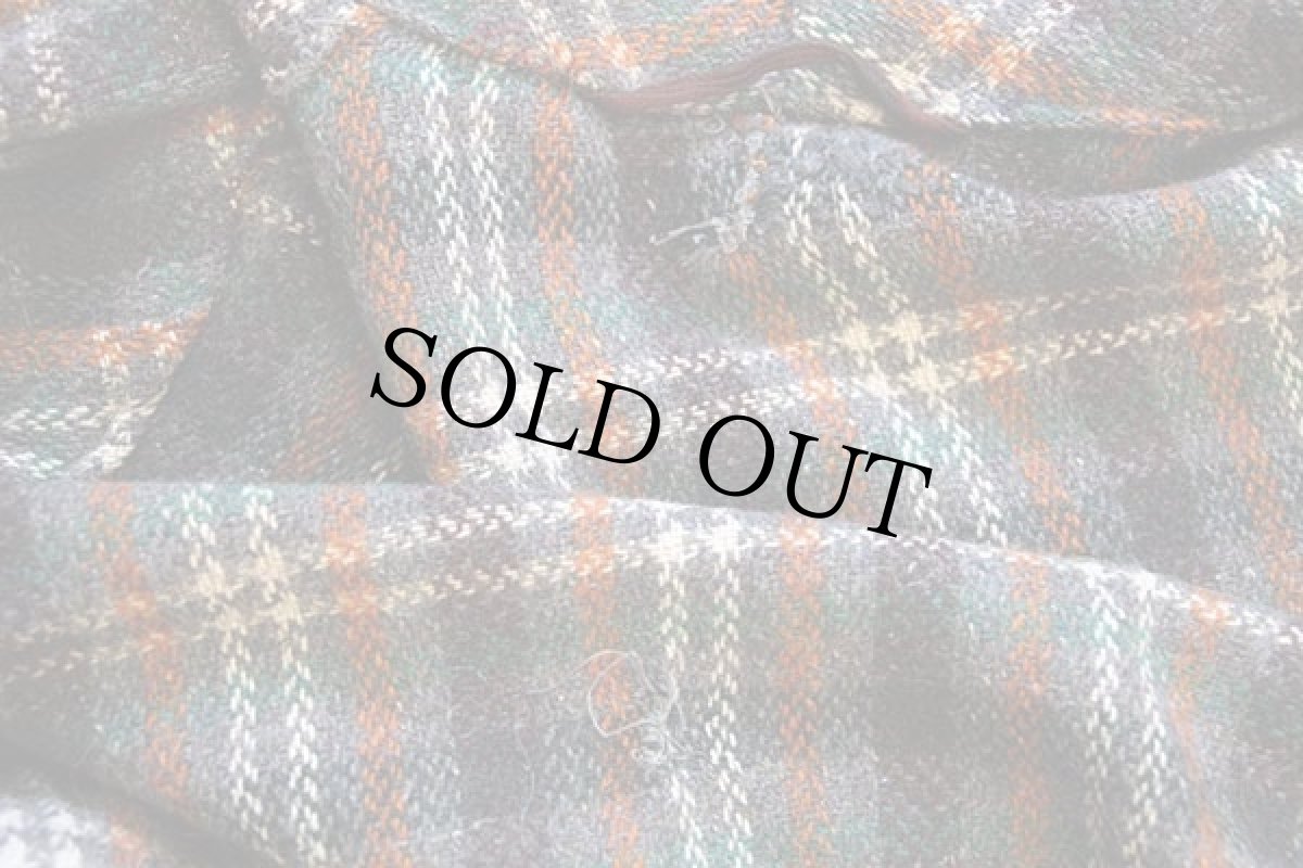 画像8: 50s 英国製 Marquis タータンチェック ショールカラー スモーキング ウールガウン (8)