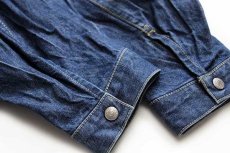 画像6: 00s Levi'sリーバイス ENGINEERED JEANS 70100 立体裁断 デニムジャケット XL★ユーロ (6)