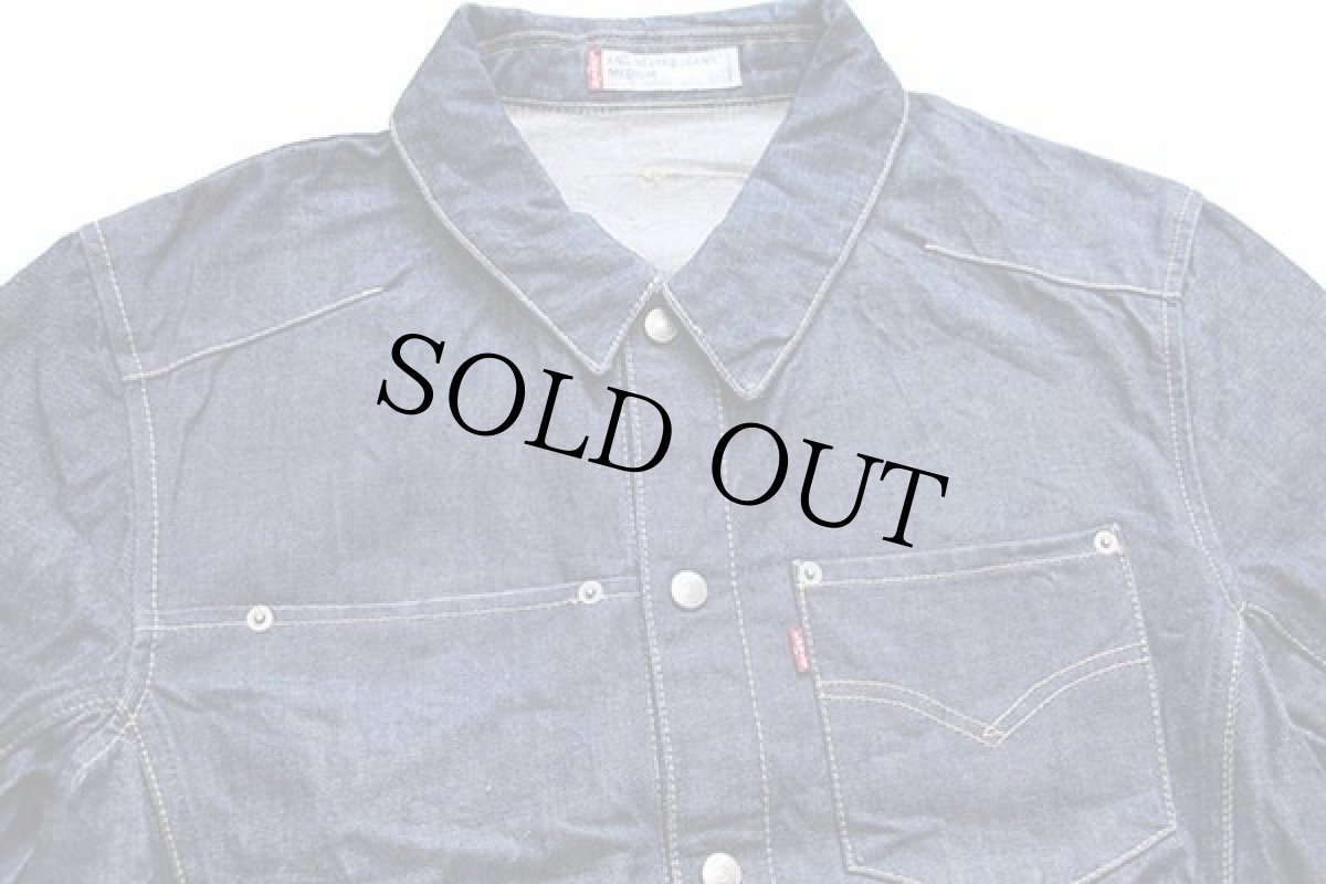 画像3: 00s Levi'sリーバイス ENGINEERED JEANS 70100 立体裁断 デニムジャケット M★ユーロ (3)