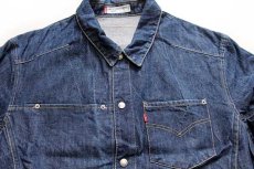 画像3: 00s Levi'sリーバイス ENGINEERED JEANS 70100 立体裁断 デニムジャケット XL★ユーロ (3)