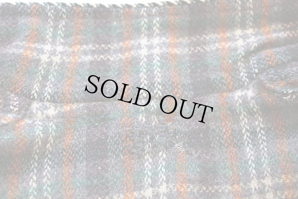 画像7: 50s 英国製 Marquis タータンチェック ショールカラー スモーキング ウールガウン (7)