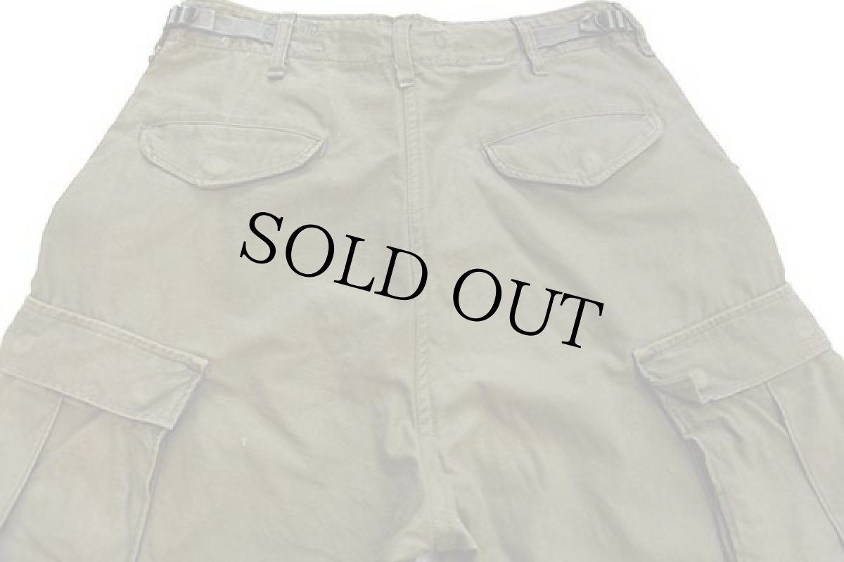 画像5: 70s 米軍 U.S.ARMY M-65 フィールドカーゴパンツ オリーブグリーン★B (5)