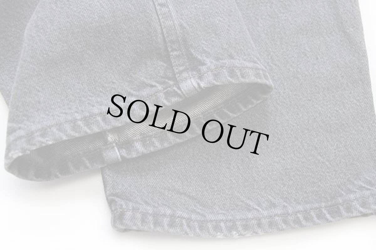 画像8: 90s USA製 Levi'sリーバイス 517 先染め ブラック デニムパンツ w34★ブーツカット (8)